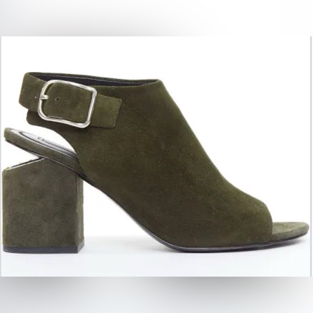 Alexander Wang Chic Brown Block Heel Sandals
